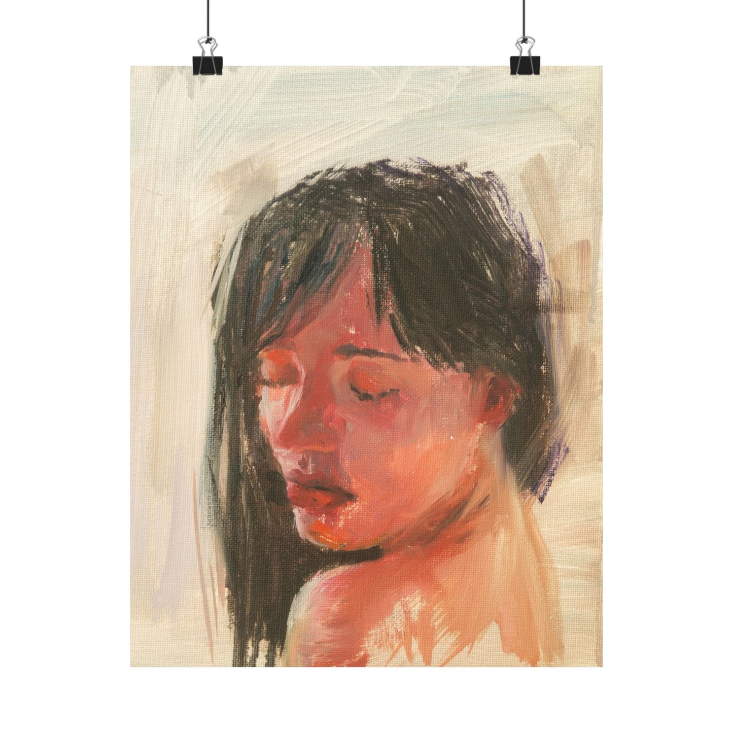 "Naomi" - Oil Portriait Print (Day 264)