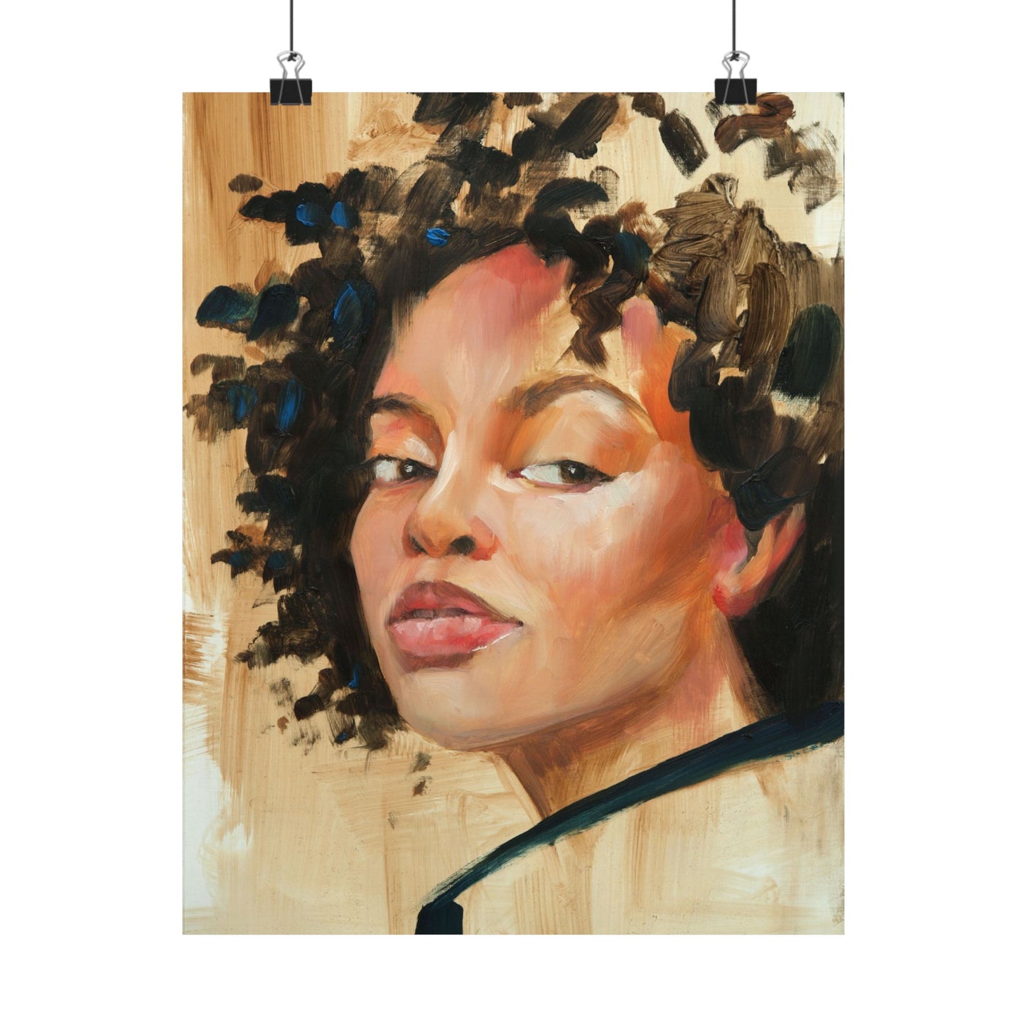 "Faith" - Oil Portriait Print (Day 6)