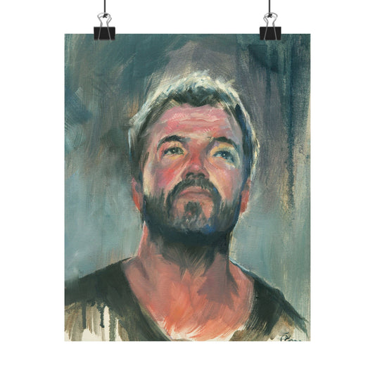 "Edu" - Oil Portriait Print (Day 265)