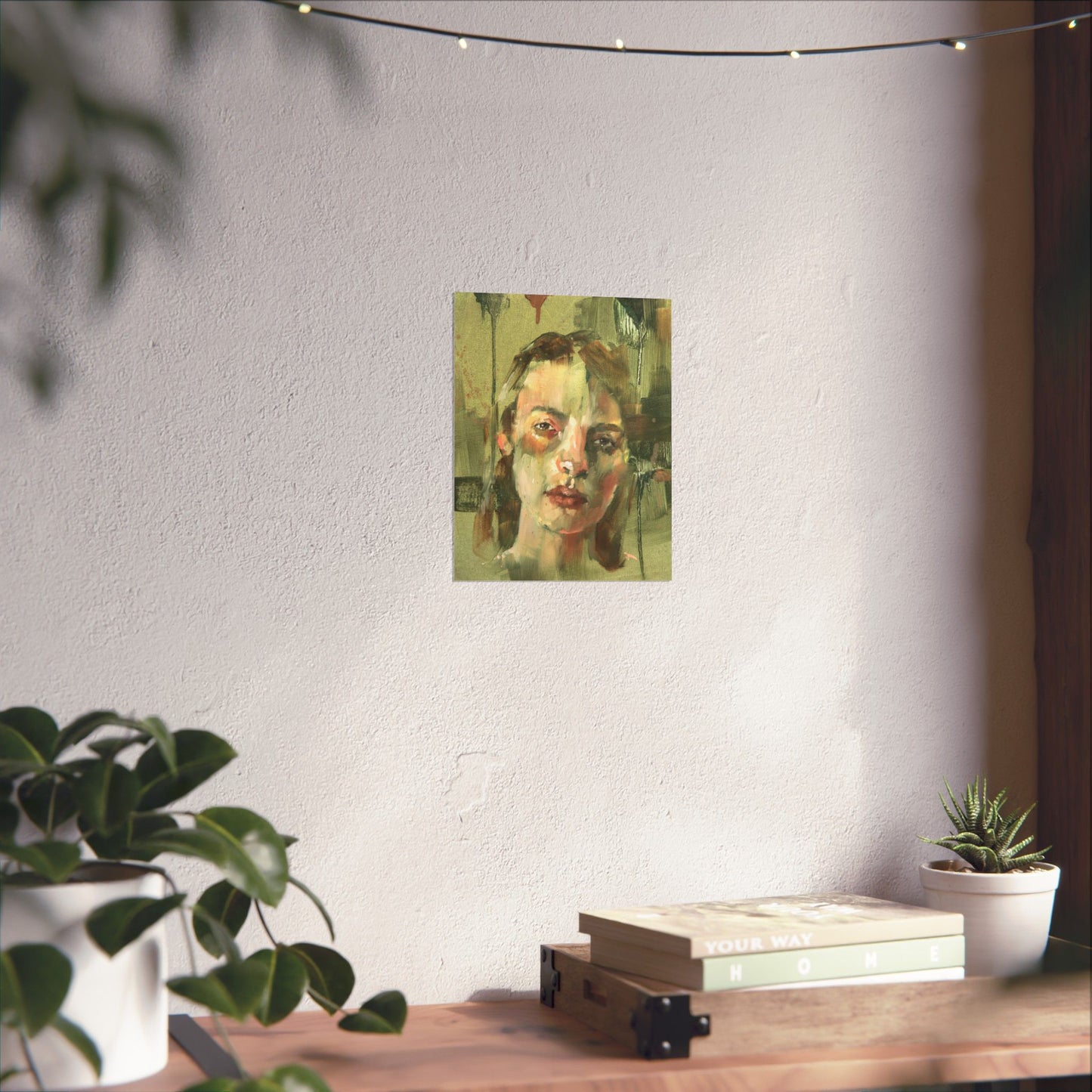 "Odine" - Oil Portriait Print (Day 42)