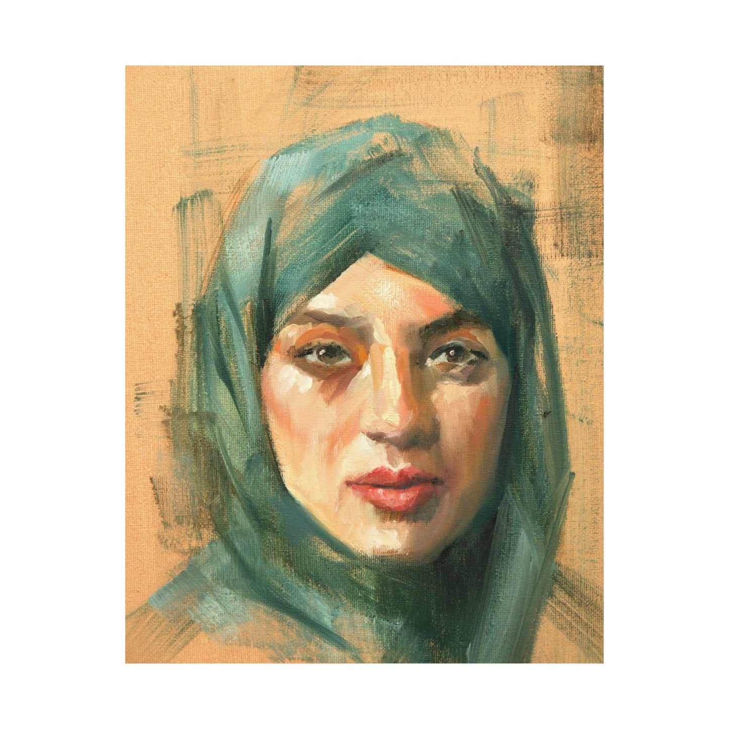 "Naya" - Oil Portriait Print (Day 38)