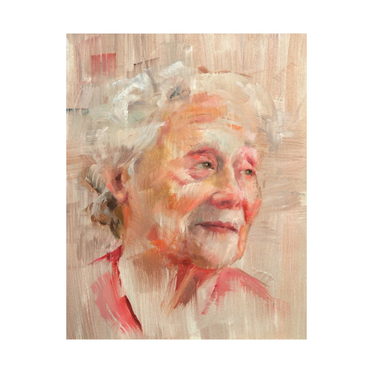 "Lucinda" - Oil Portriait Print (Day 57)