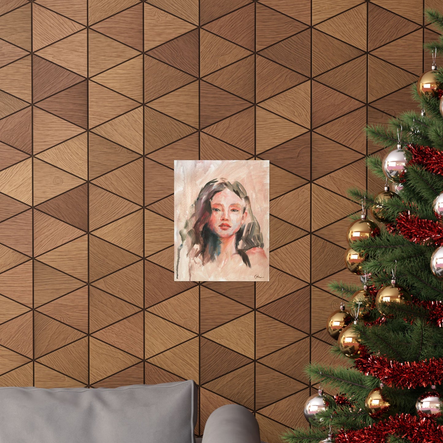 "Jade" - Oil Portriait Print (Day 102)