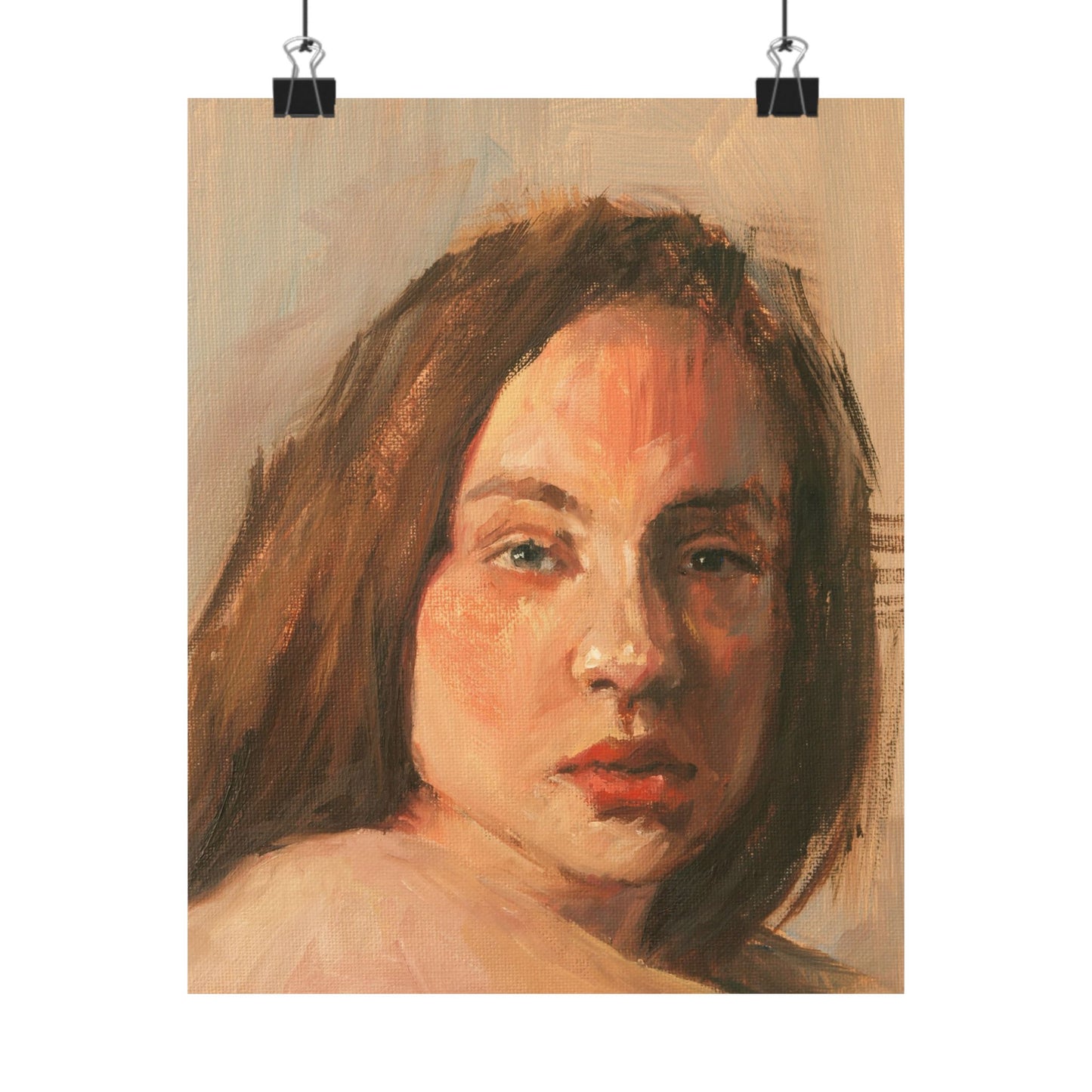 "Alba" - Oil Portriait Print (Day 262)