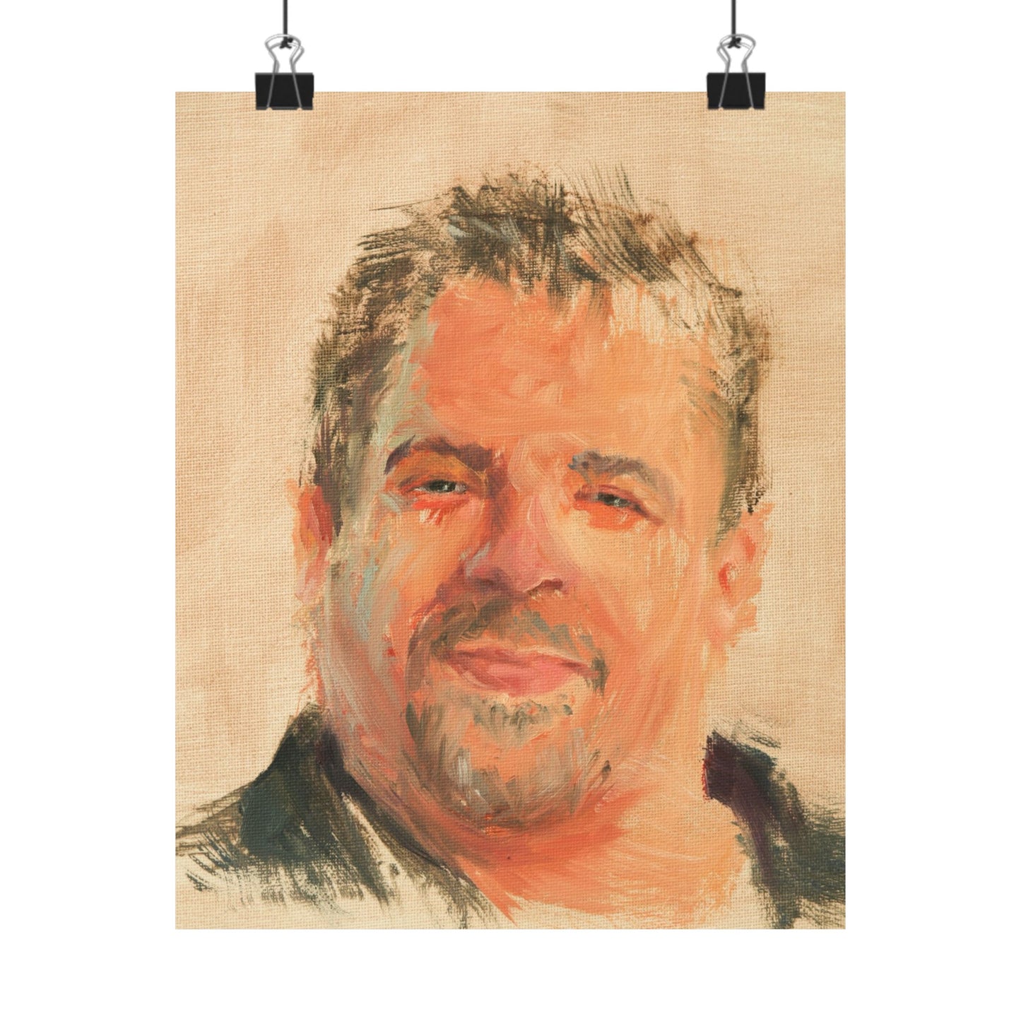 "Patrik" - Oil Portriait Print (Day 299)