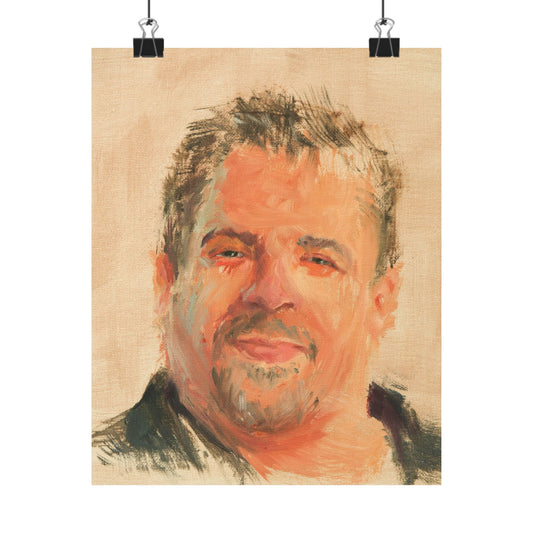 "Patrik" - Oil Portriait Print (Day 299)