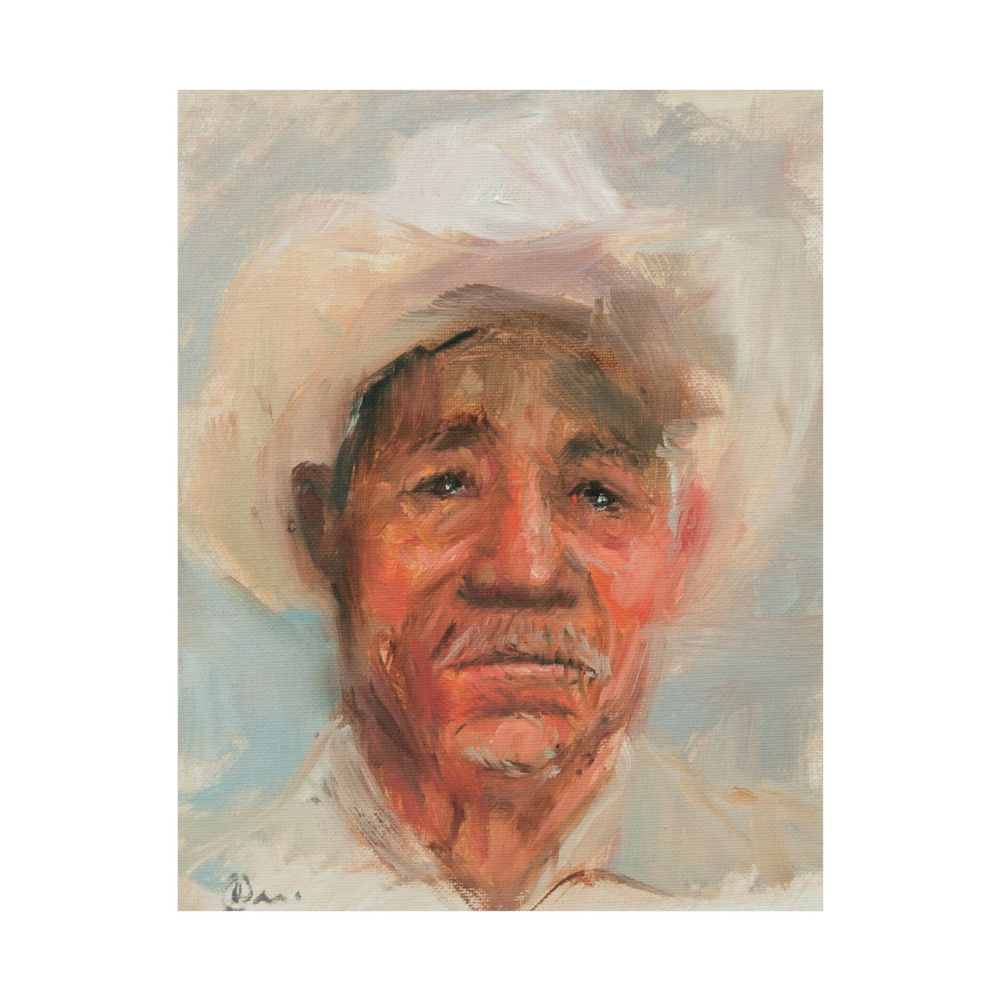 "Tadeo" - Oil Portriait Print (Day 165)