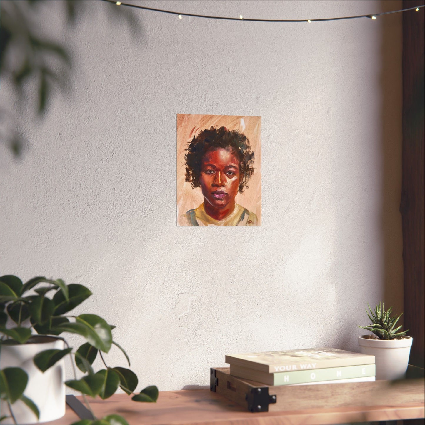 "Dolly" - Oil Portriait Print (Day 111)