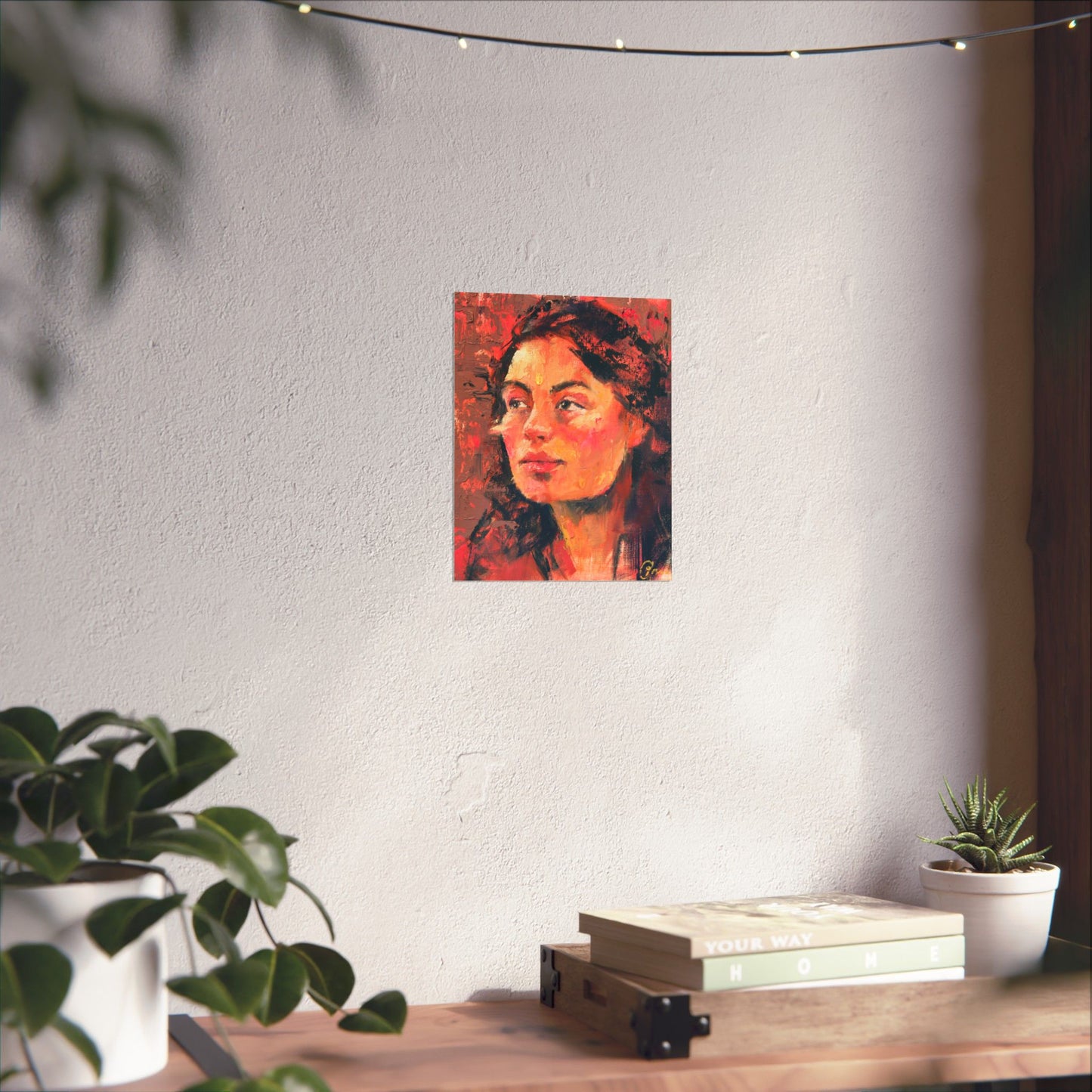 "Thalia" - Oil Portriait Print (Day 69)