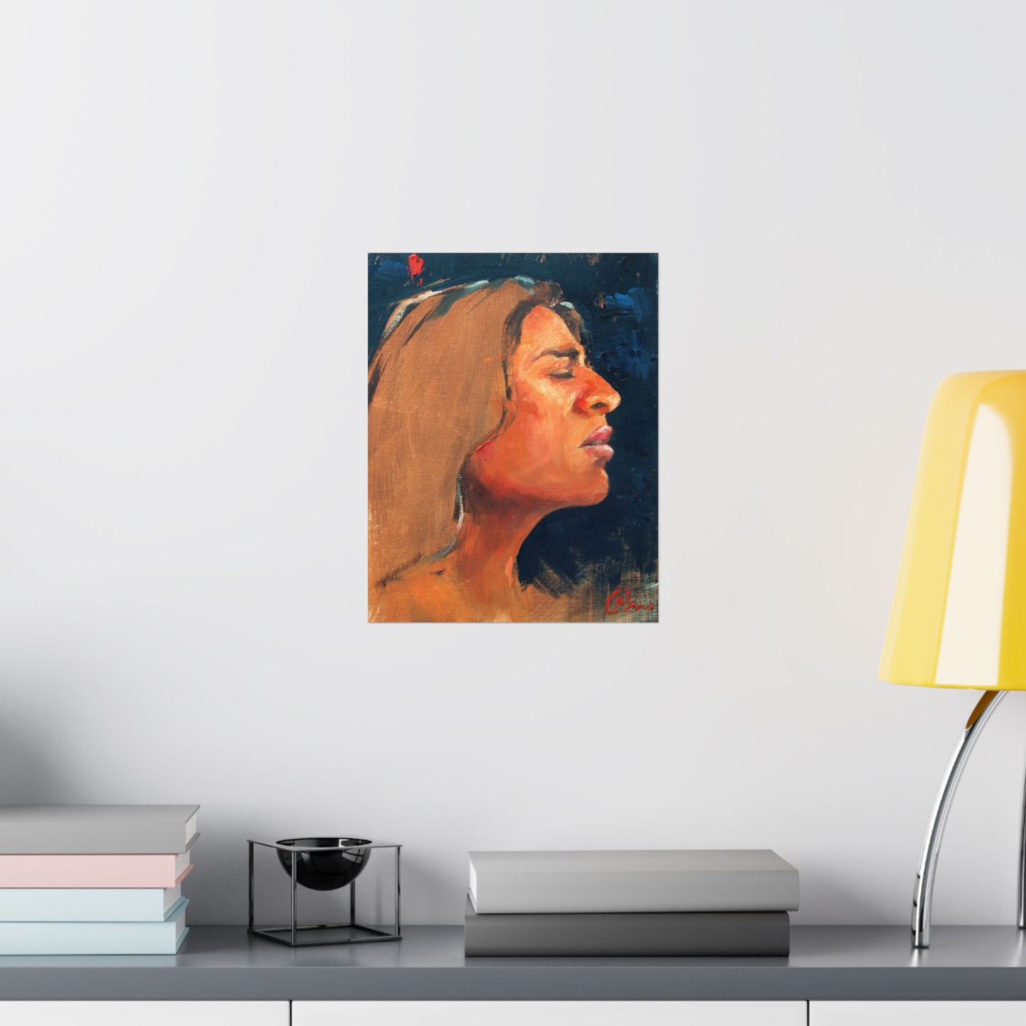 "Jessie" - Oil Portriait Print (Day 73)