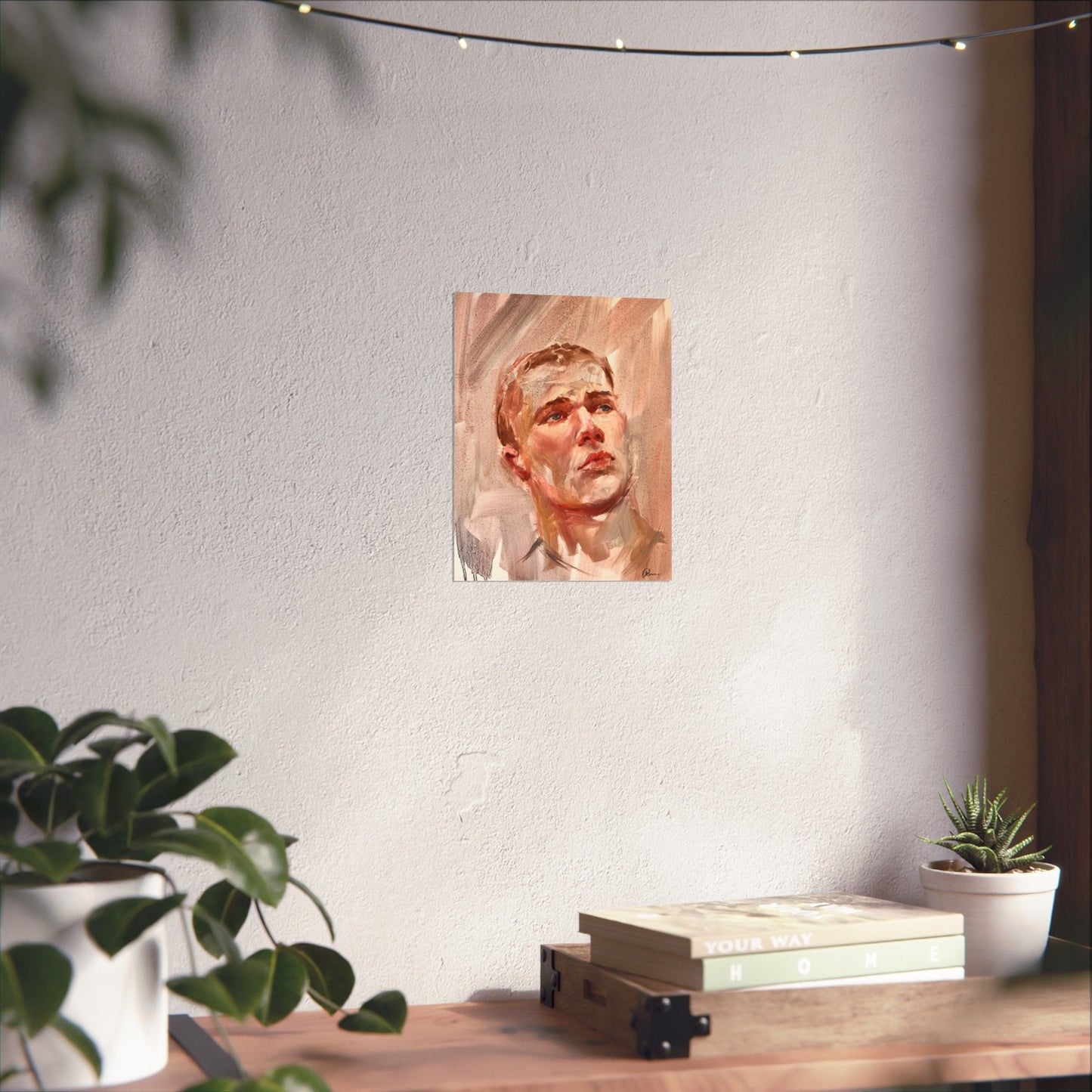 "Sam" - Oil Portriait Print (Day 114)