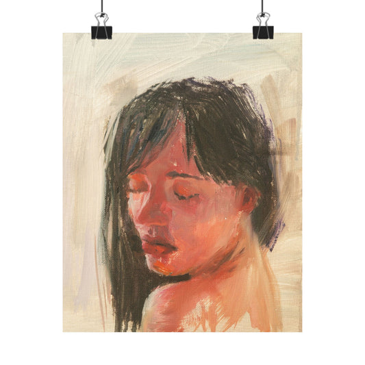 "Naomi" - Oil Portriait Print (Day 264)