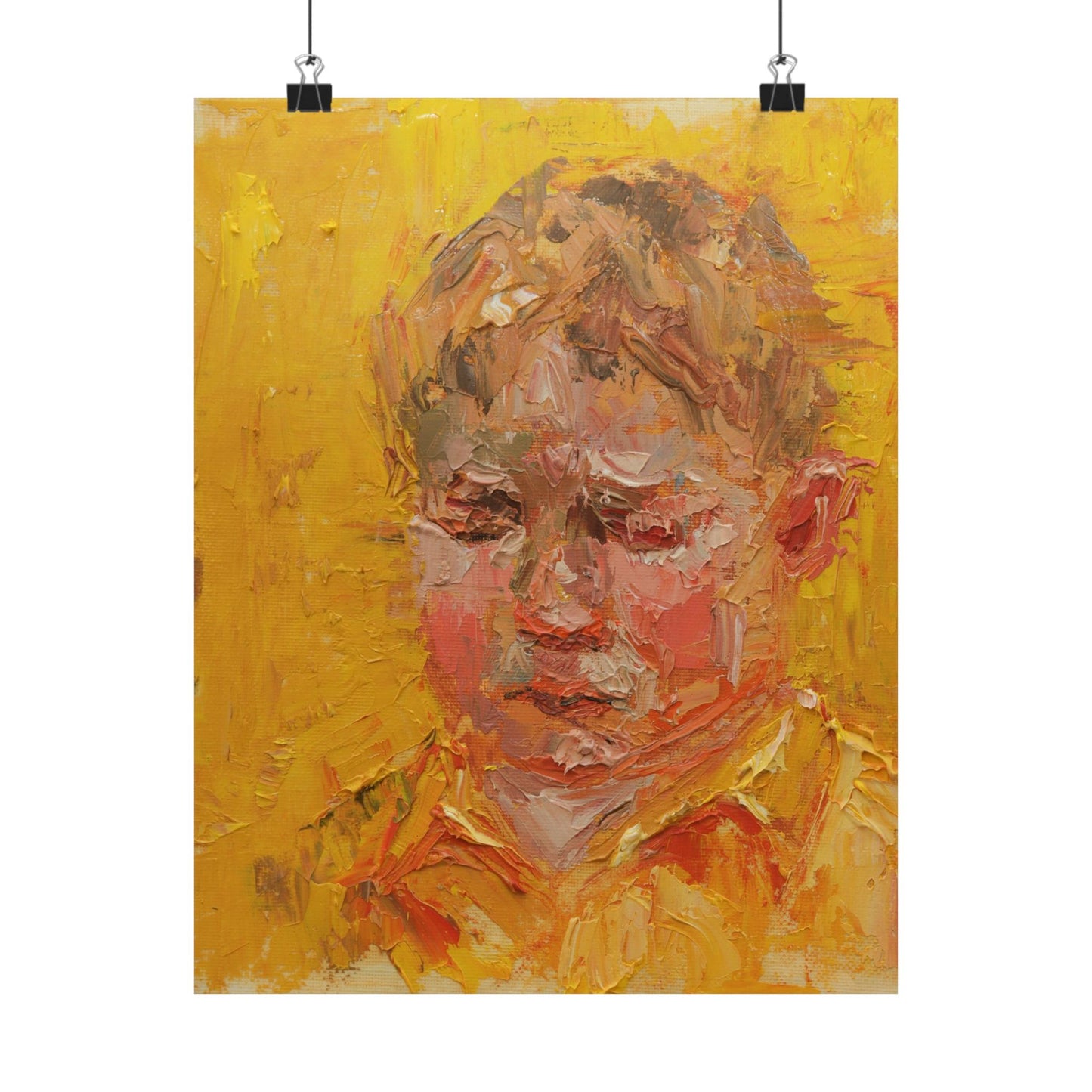 "Ian" - Oil Portriait Print (Day 183)