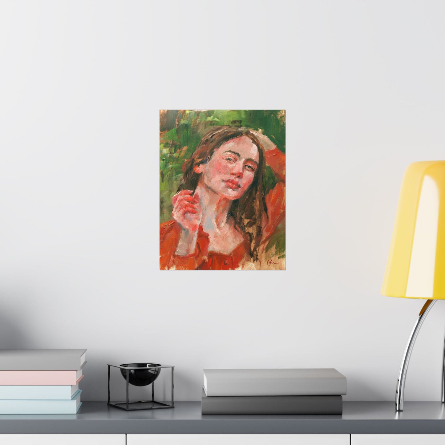 "Persephone" - Oil Portriait Print (Day 89)