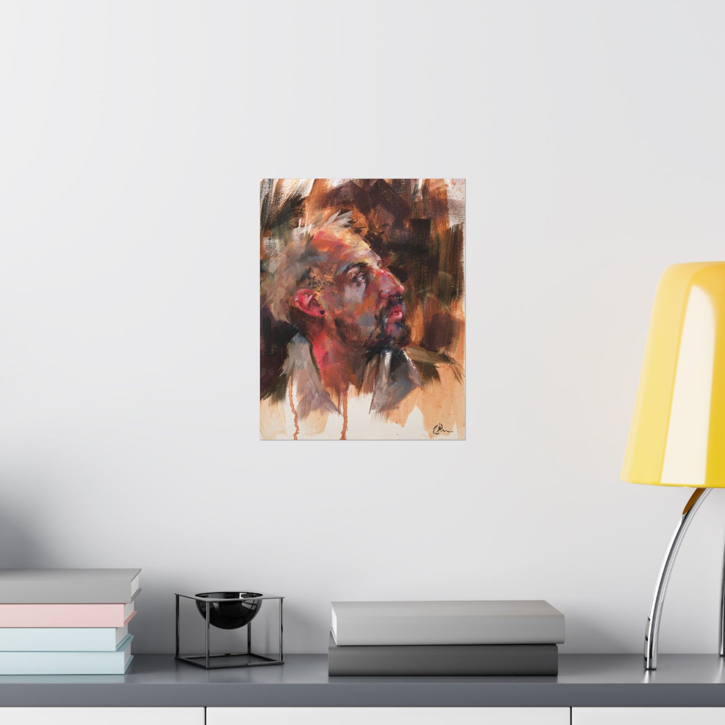 "Samael" - Oil Portriait Print (Day 100)