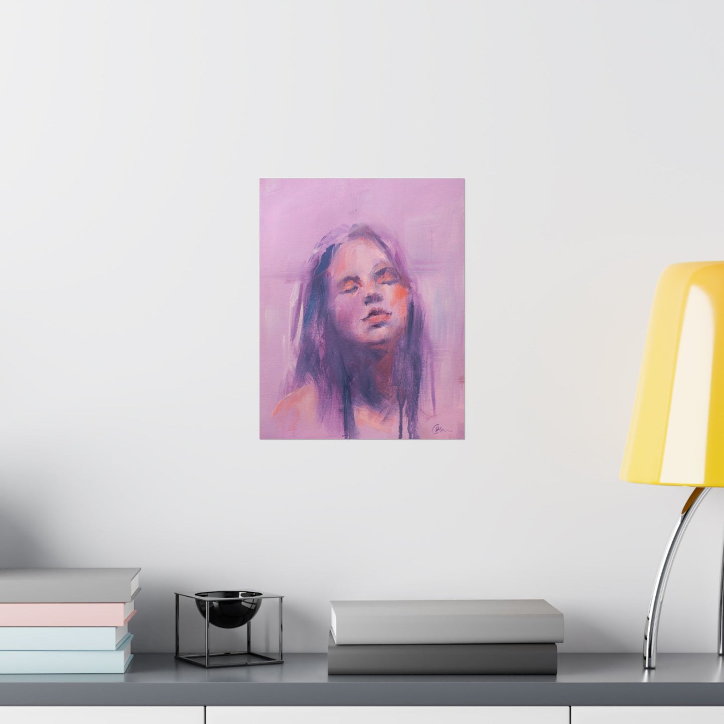 "Delilah" - Oil Portriait Print (Day 225)