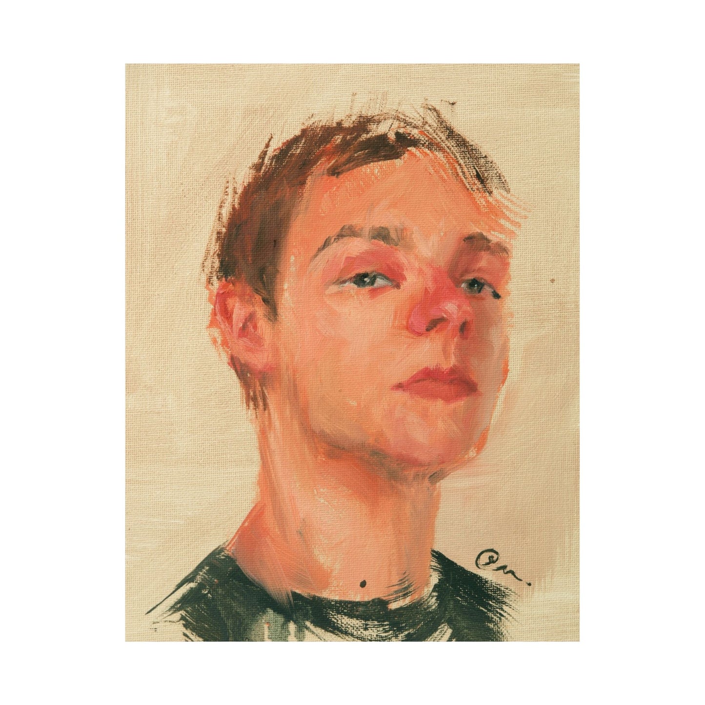 "Dylan" - Oil Portriait Print (Day 294)