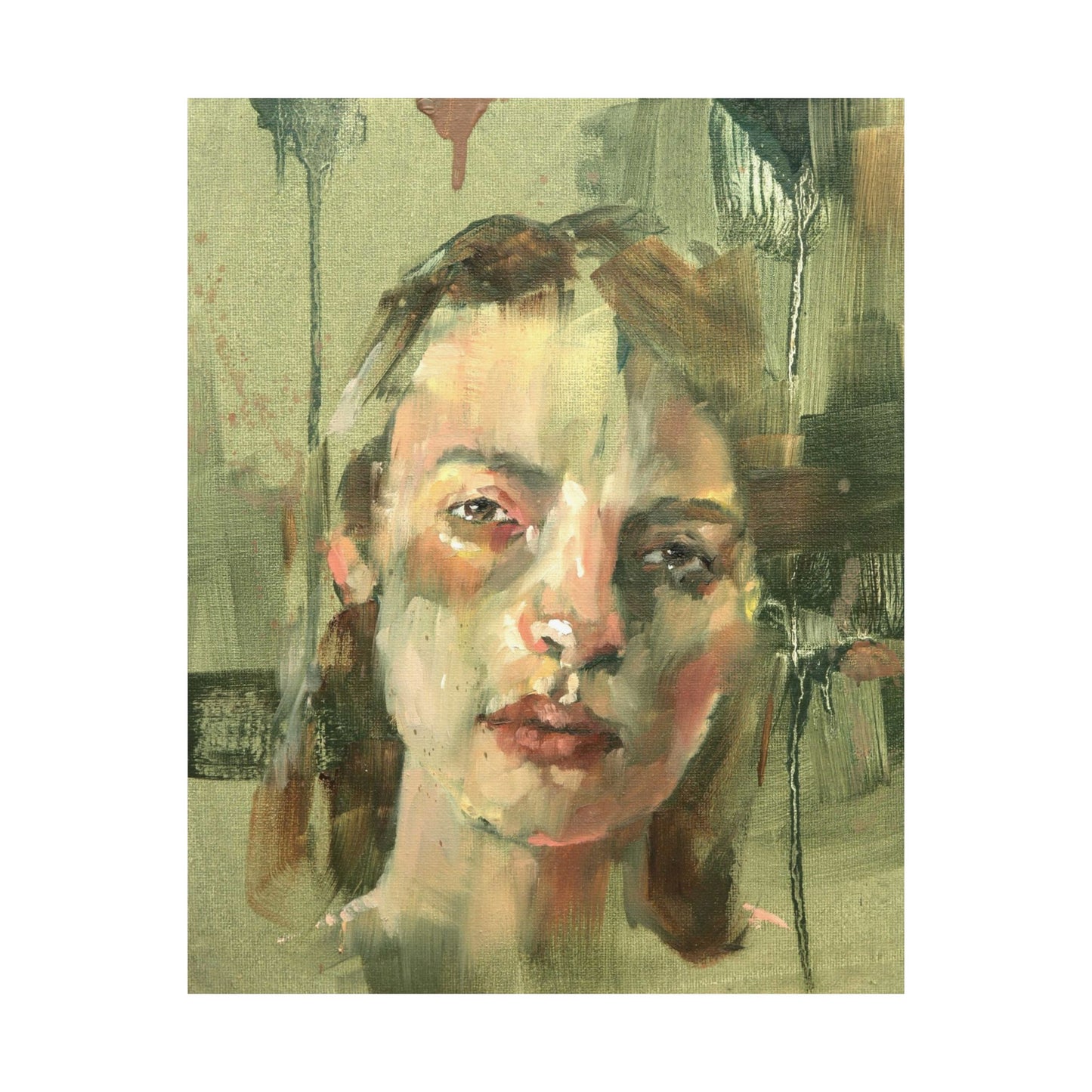 "Odine" - Oil Portriait Print (Day 42)