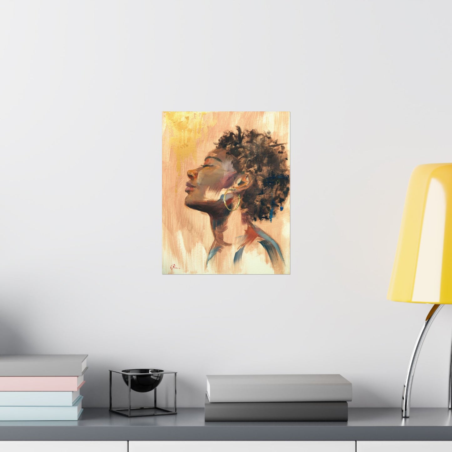 "Hope" - Oil Portriait Print (Day 61)