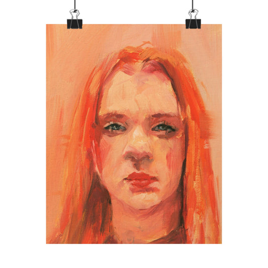 "Cassandra" - Oil Portriait Print (Day 250)