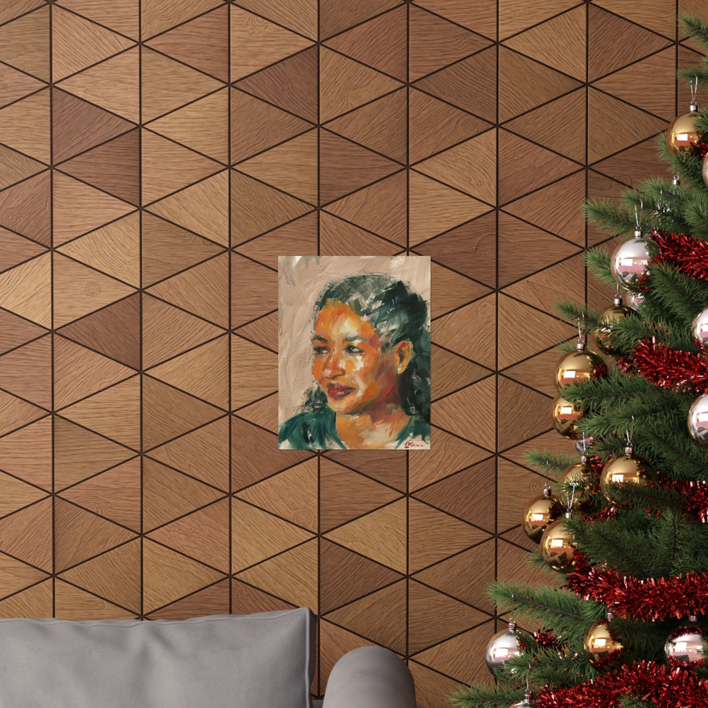 "Juliana" - Oil Portriait Print (Day 139)