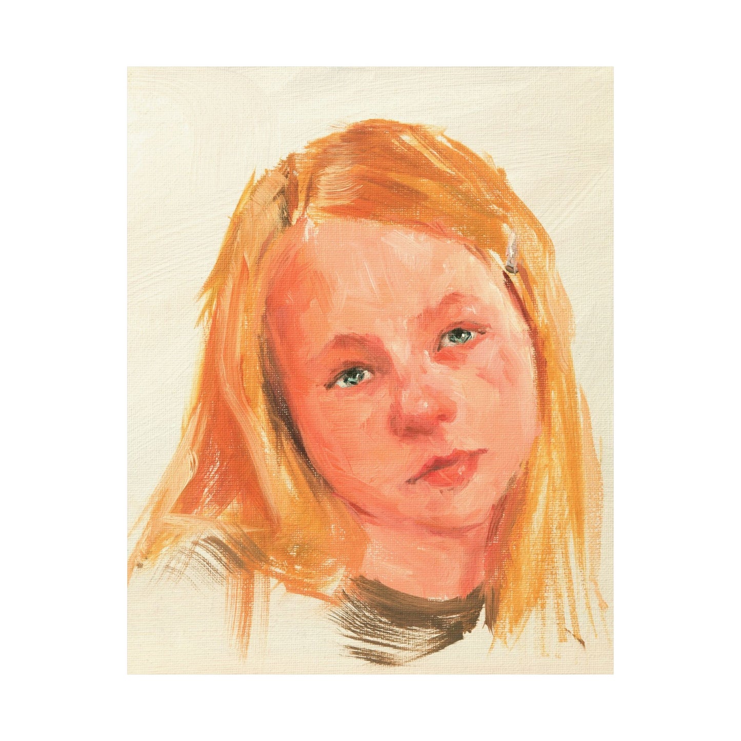 "Kiara" - Oil Portriait Print (Day 254)