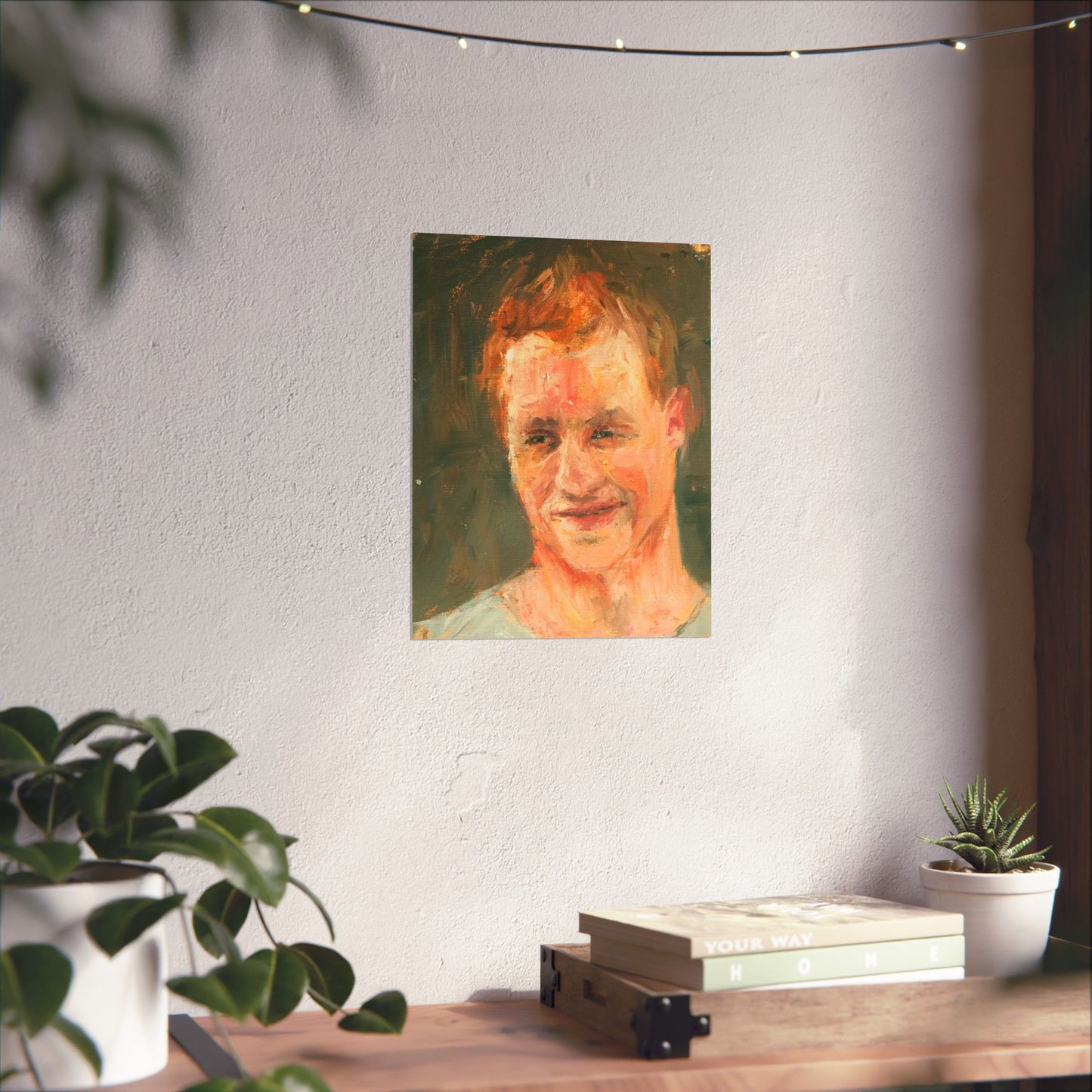 "Adam" - Oil Portriait Print (Day 208)