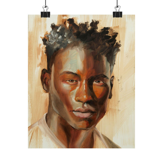 "Maurice" - Oil Portriait Print (Day 12)