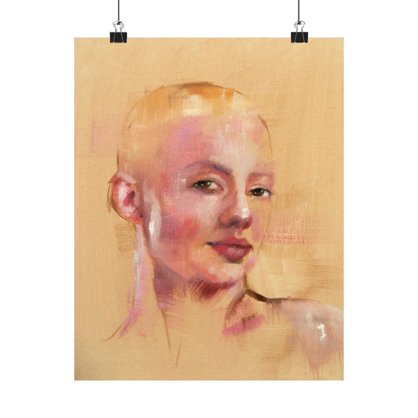 "Ivy" - Oil Portriait Print (Day 30)