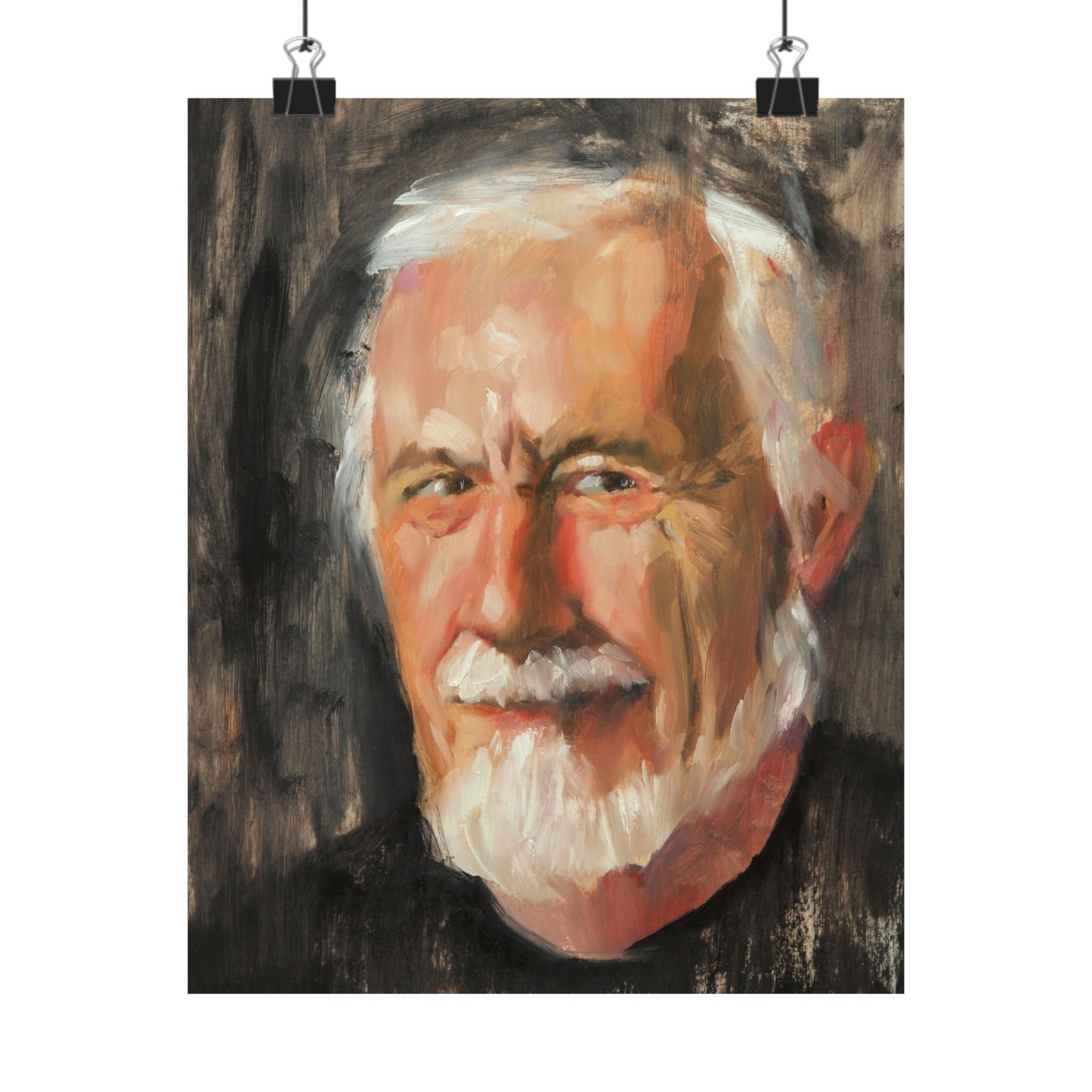 "Clement" - Oil Portriait Print (Day 10)