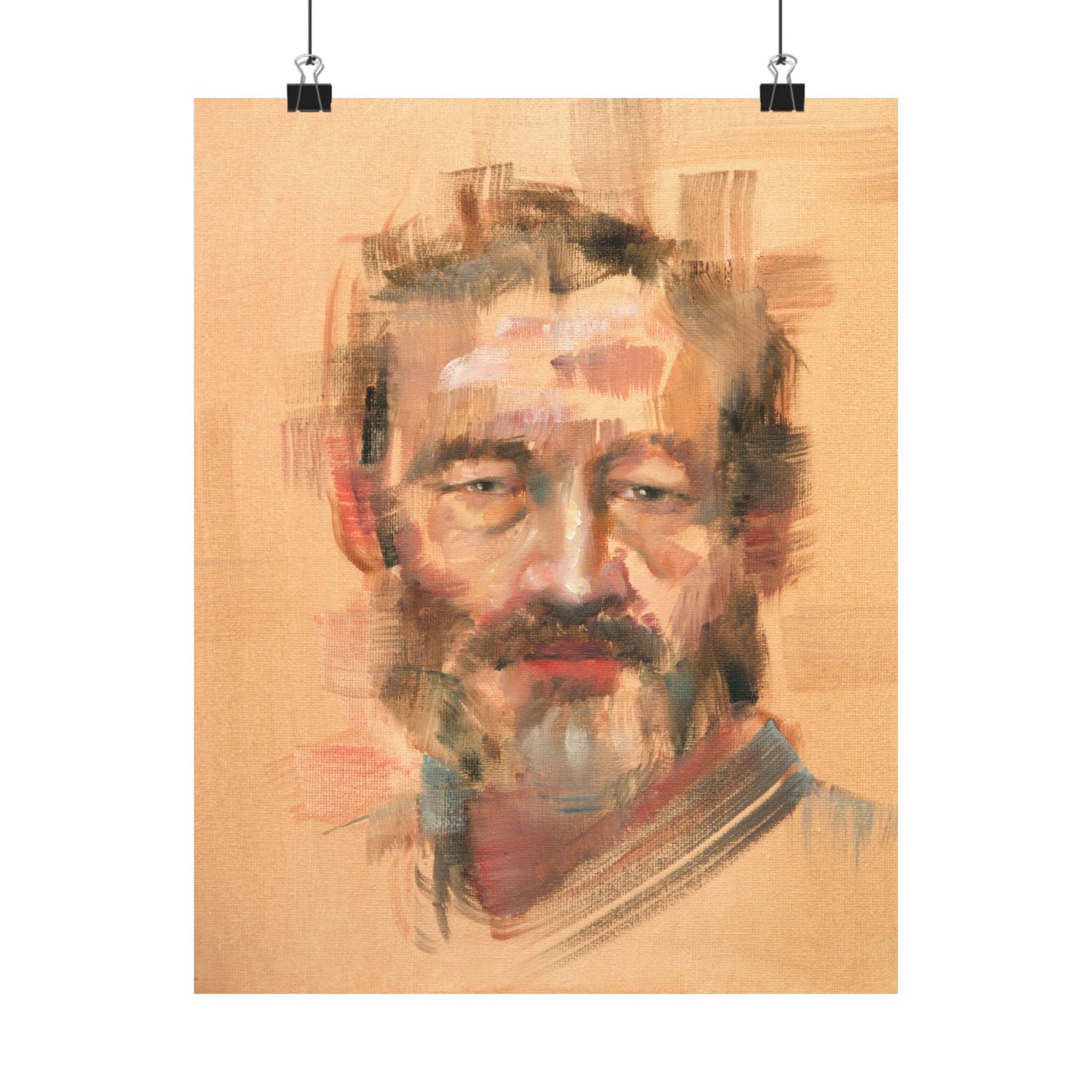 "Gerald" - Oil Portriait Print (Day 31)