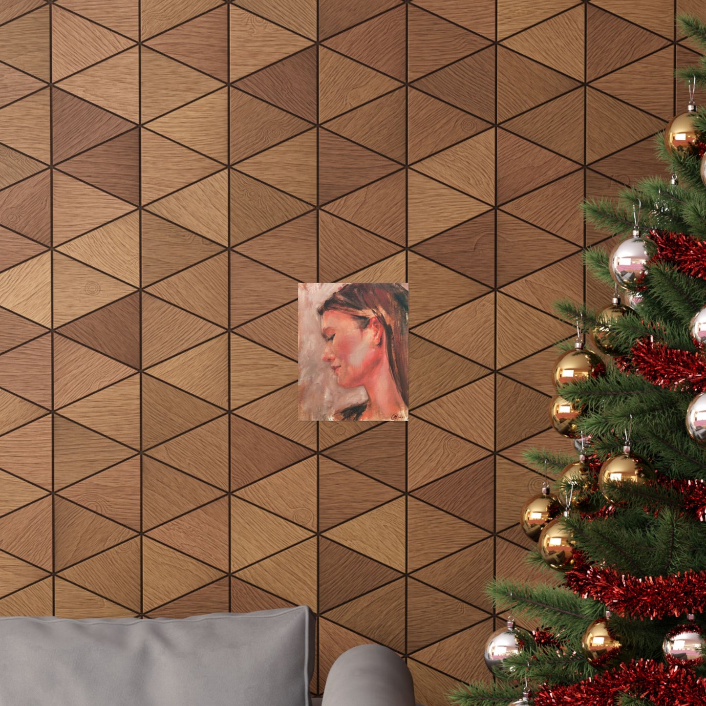 "Beline" - Oil Portriait Print (Day 91)