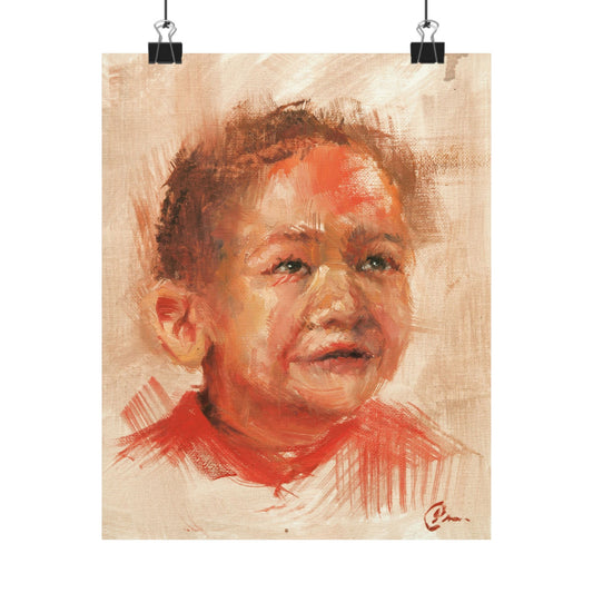 "Marcus" - Oil Portriait Print (Day 147)