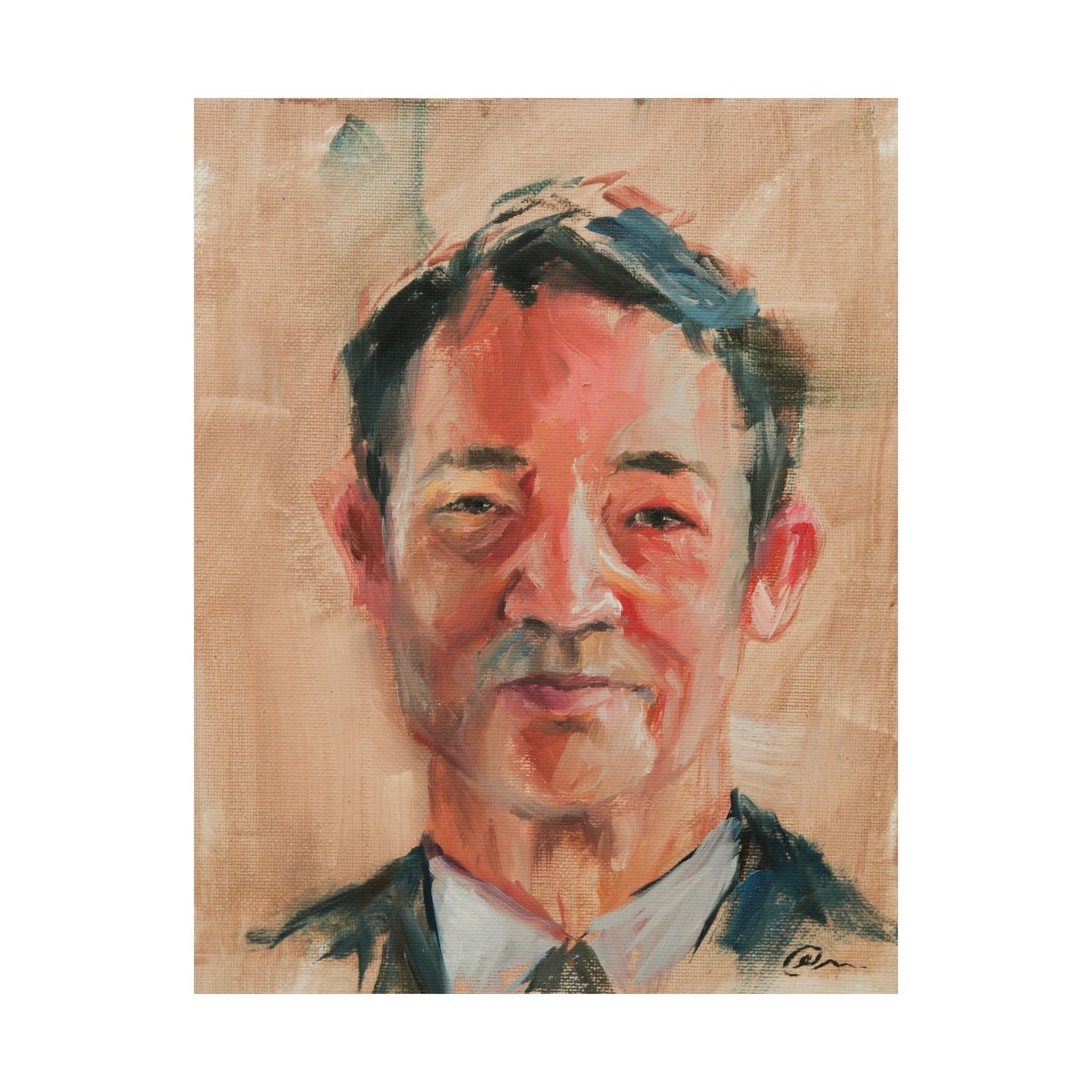 "Shaun" - Oil Portriait Print (Day 153)