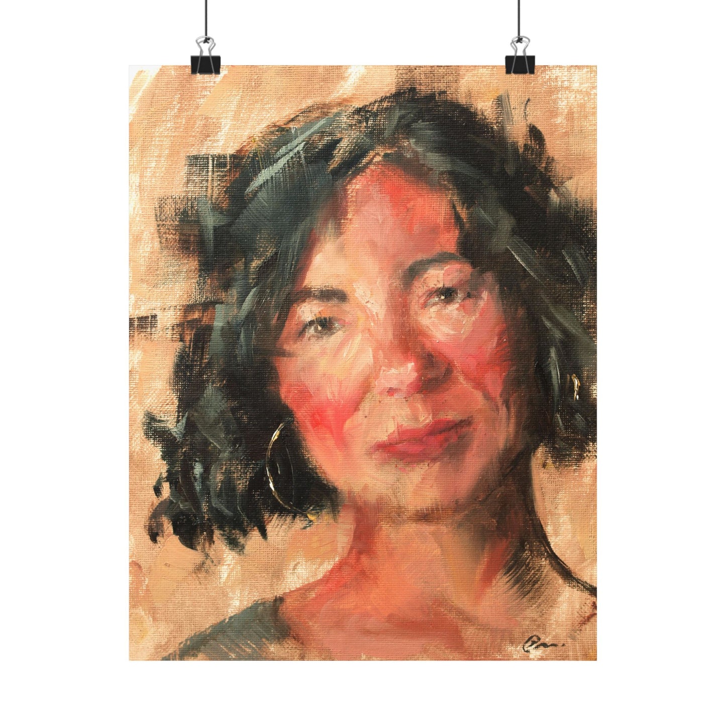 "Mirabel" - Oil Portriait Print (Day 95)