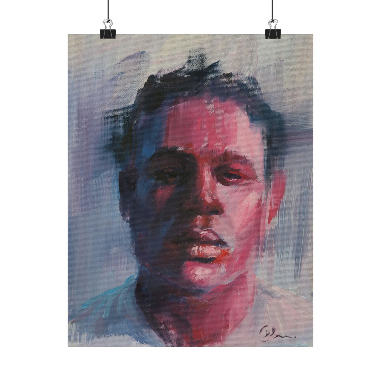 "Abel" - Oil Portriait Print (Day 221)