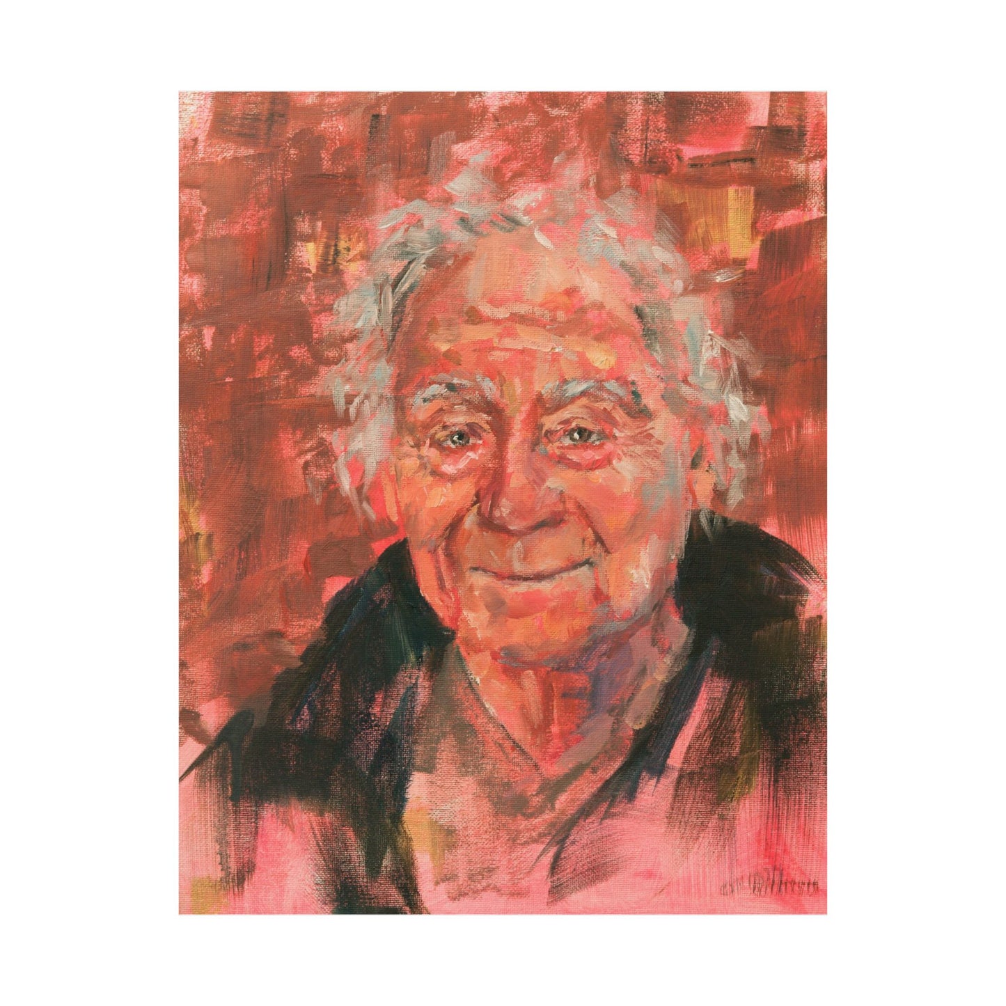 "Wallace" - Oil Portriait Print (Day 213)