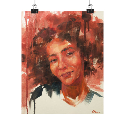 "Frola" - Oil Portriait Print (Day 97)