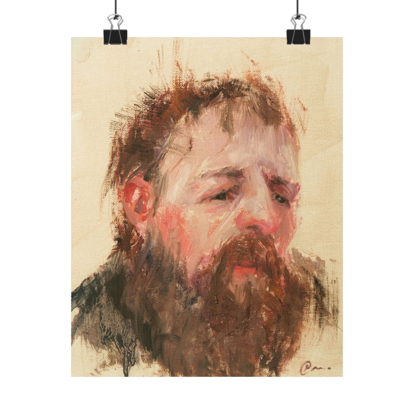 "Raymond" - Oil Portriait Print (Day 292)