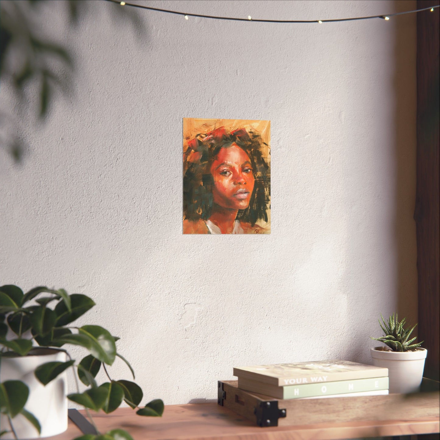 "Kaya" - Oil Portriait Print (Day 127)