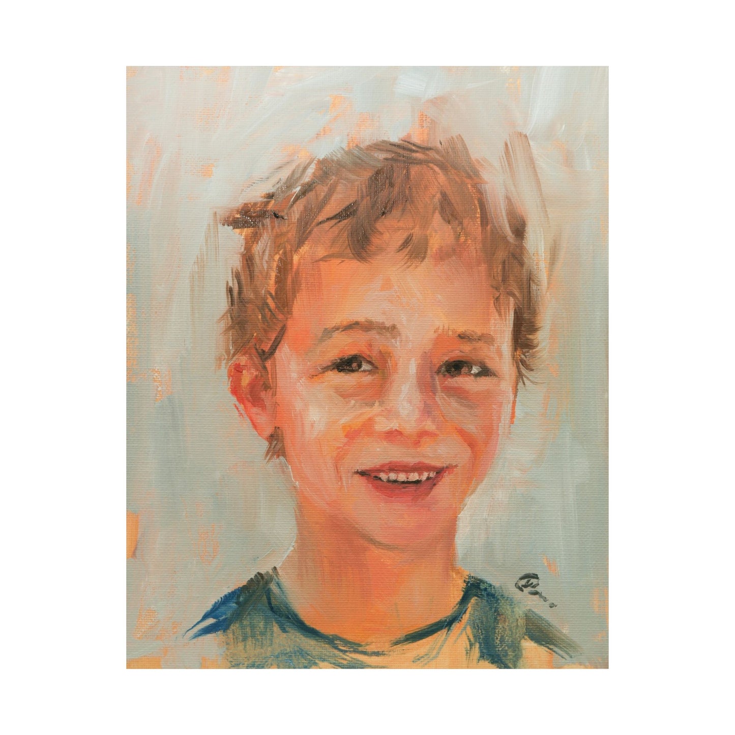 "Eliott" - Oil Portriait Print (Day 176)