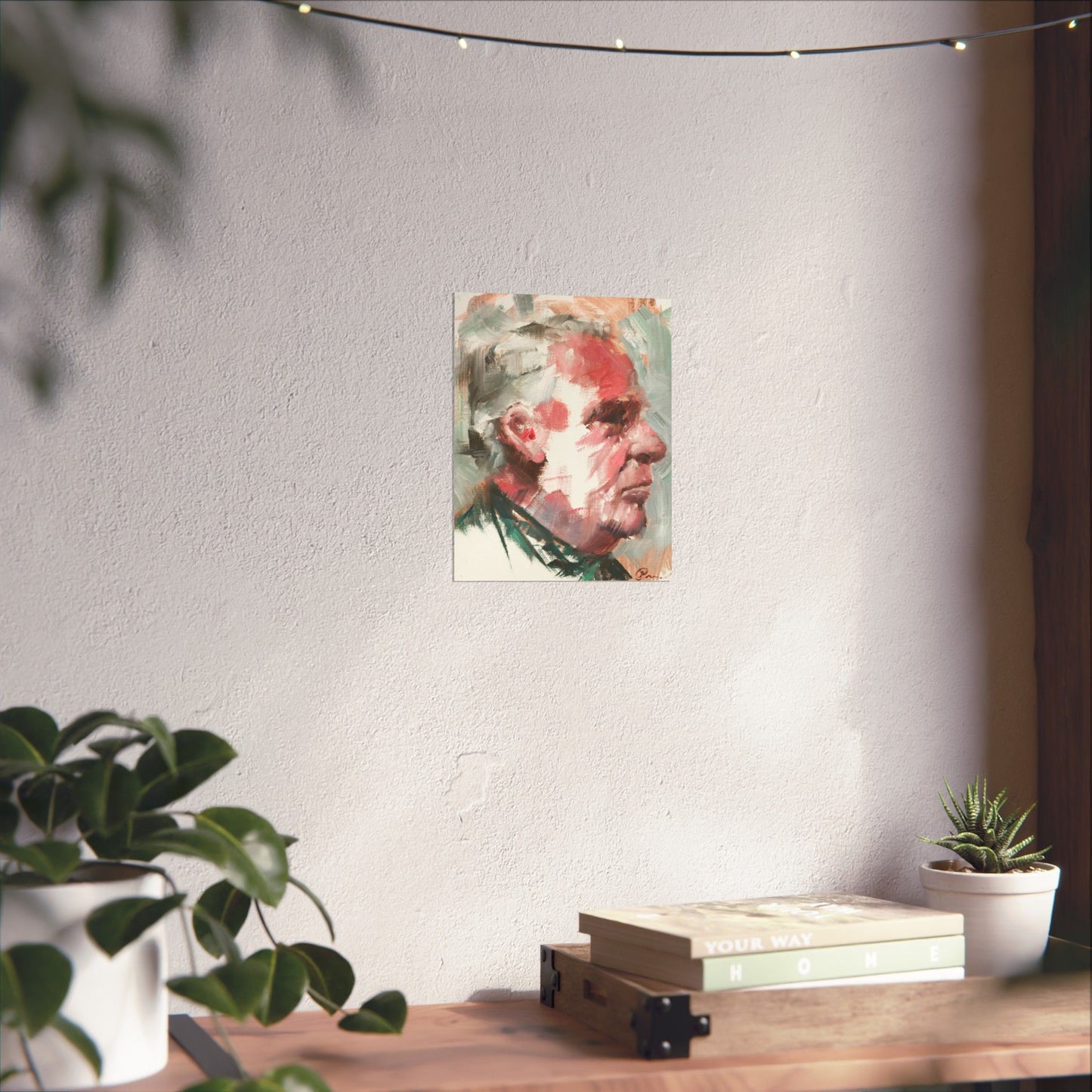 "Ulysses" - Oil Portriait Print (Day 118)