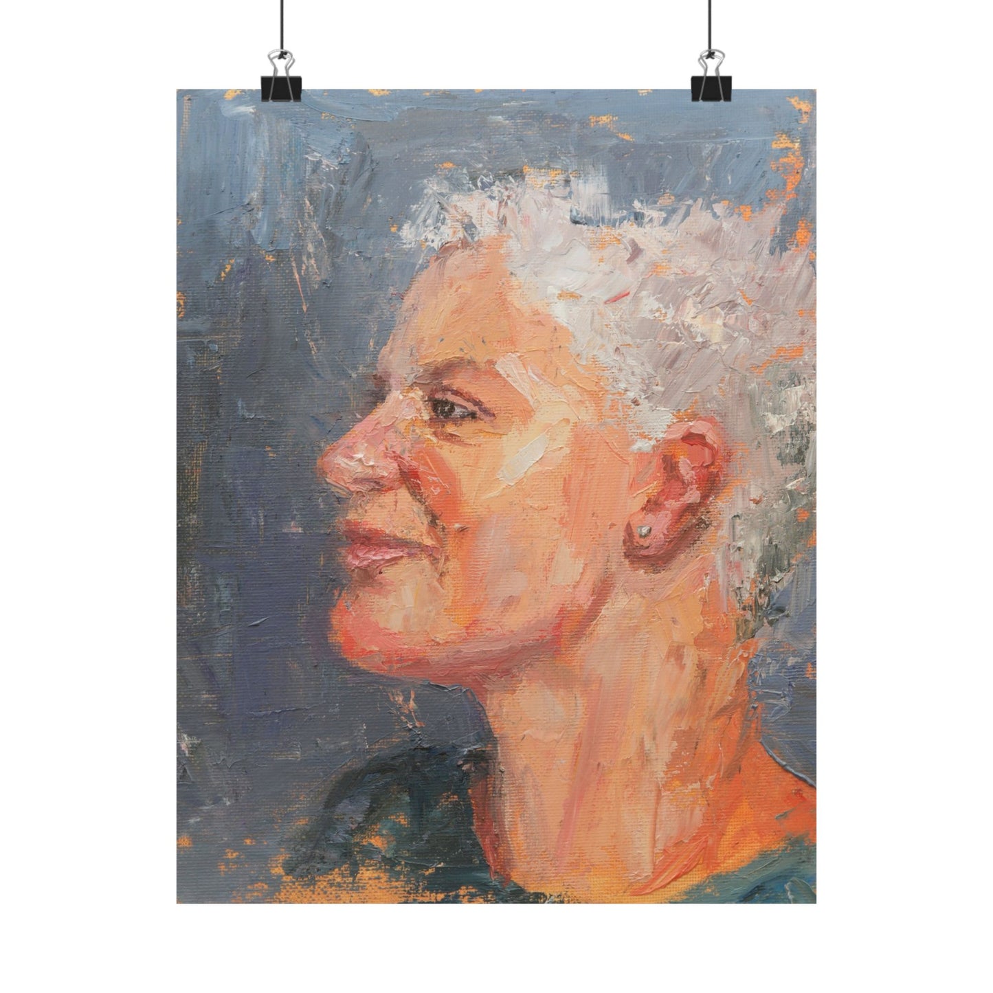 "Samantha" - Oil Portriait Print (Day 197)