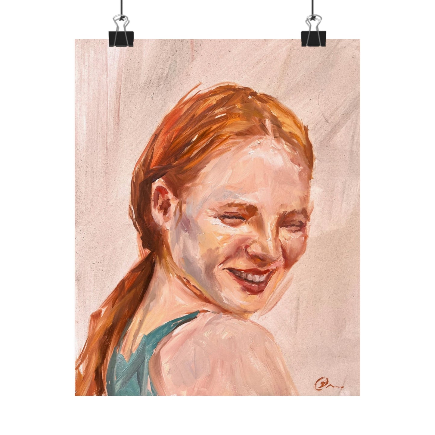 "Witny" - Oil Portriait Print (Day 116)