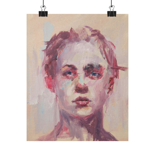 "June" - Oil Portriait Print (Day 218)