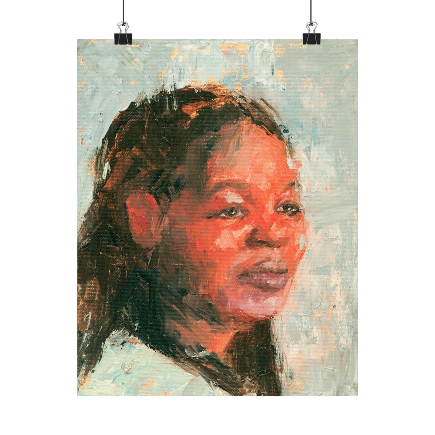 "Gisela" - Oil Portriait Print (Day 207)