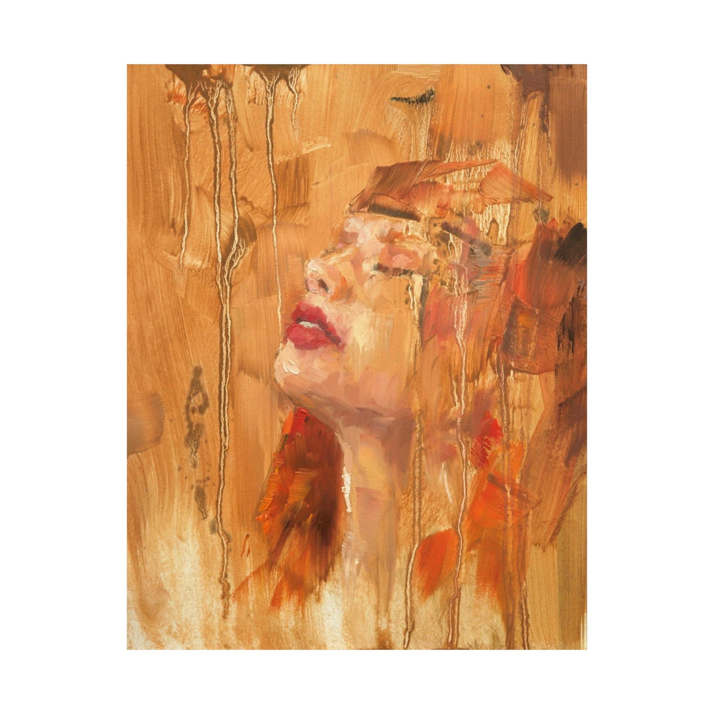 "Livia" - Oil Portriait Print (Day 43)