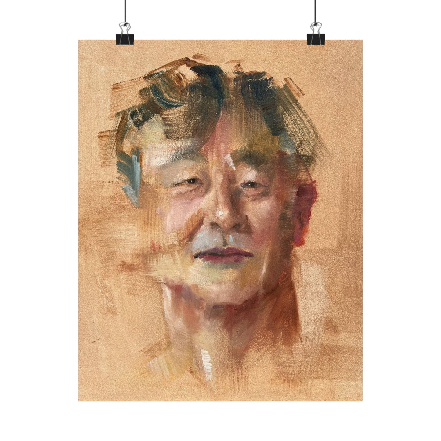 "Shun" - Oil Portriait Print (Day 23)