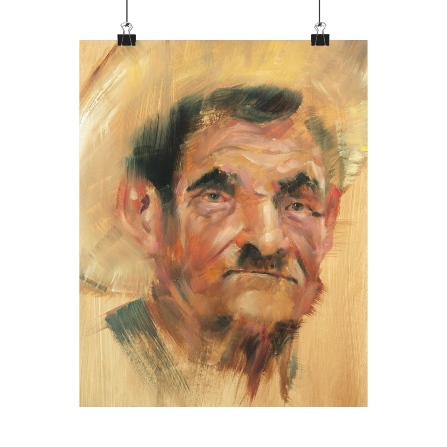 "Horace" - Oil Portriait Print (Day 17)