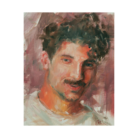 "Raphael" - Oil Portriait Print (Day 138)